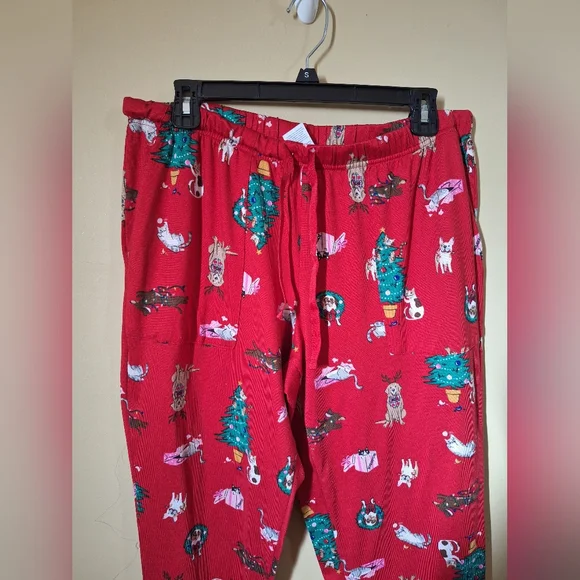 JOYSPUN Christmas Pajama Sleep Women’s Jogger Sz L Festive - Picture 3 of 6